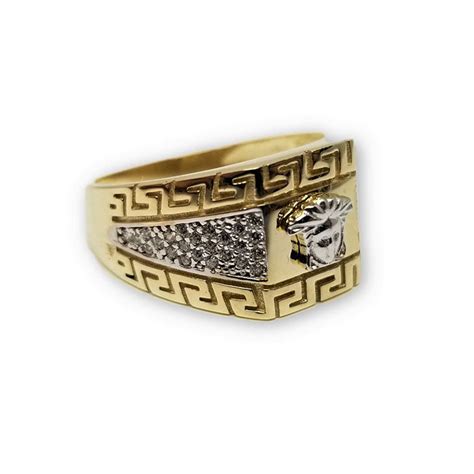 sherbrooke lespac bague versace en or 10 karat|Bague Versace 10k or .